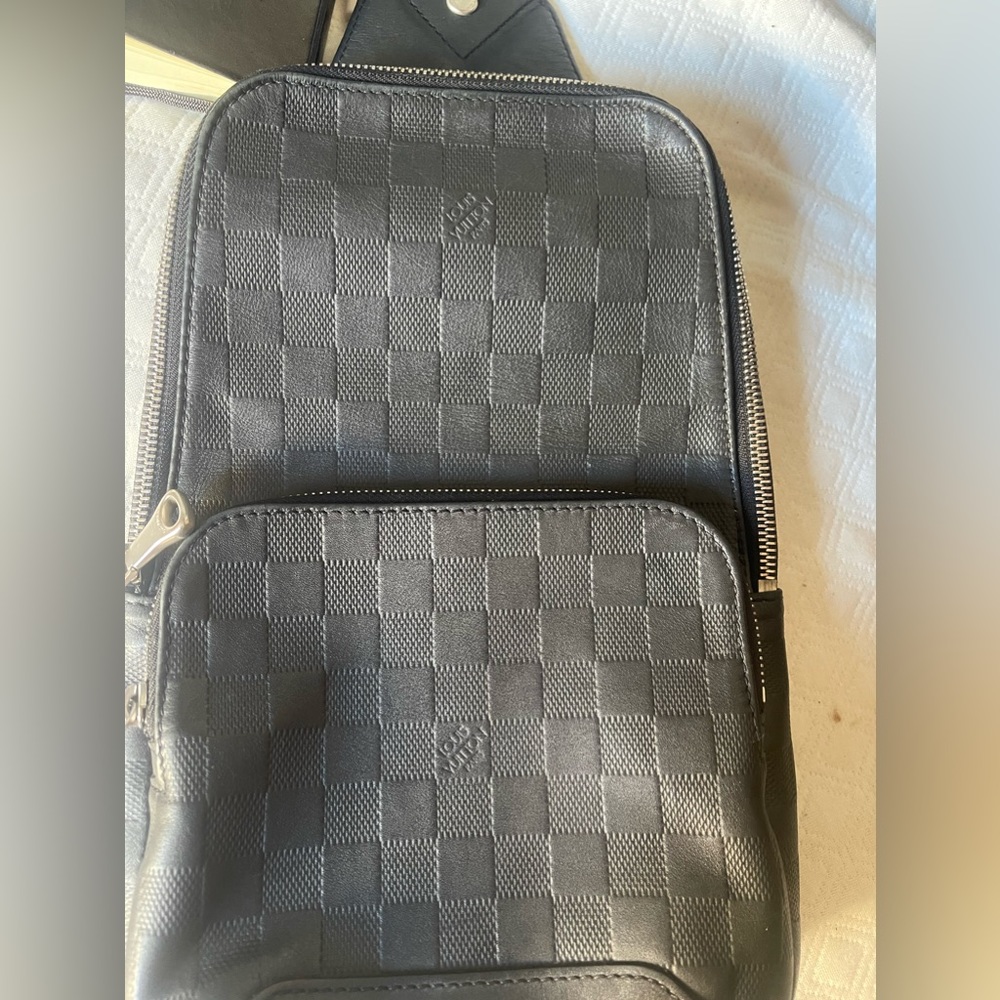 Louis Vuitton Leather Avenue Sling Bag